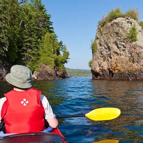 Michigan Guided Kayaking, Bare Bluff Tour