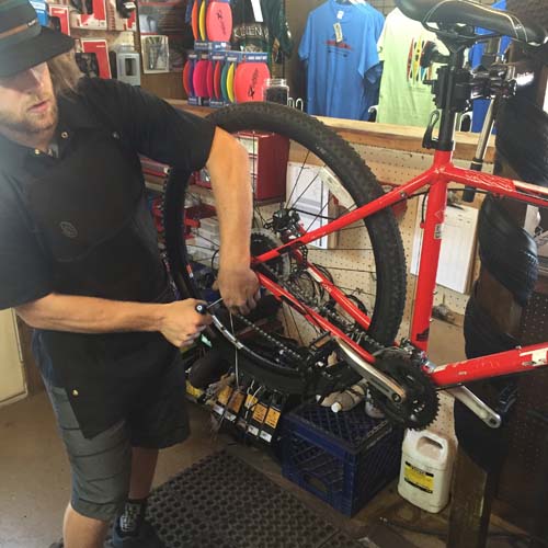 Copper Harbor Mountain Bike Repair