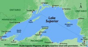 Lake Suprior Map