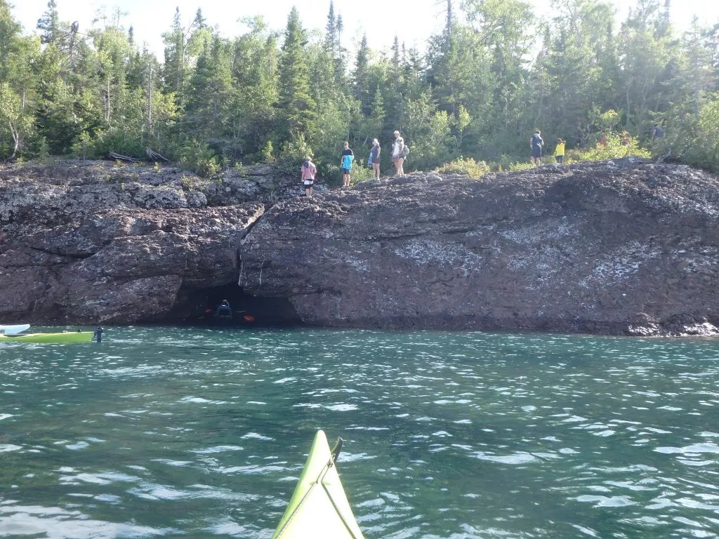 Lake Superior Devil's Washtub Kayaking