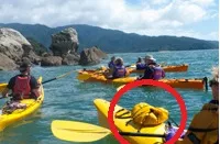 best kayak for camping trips: kayak dry bag