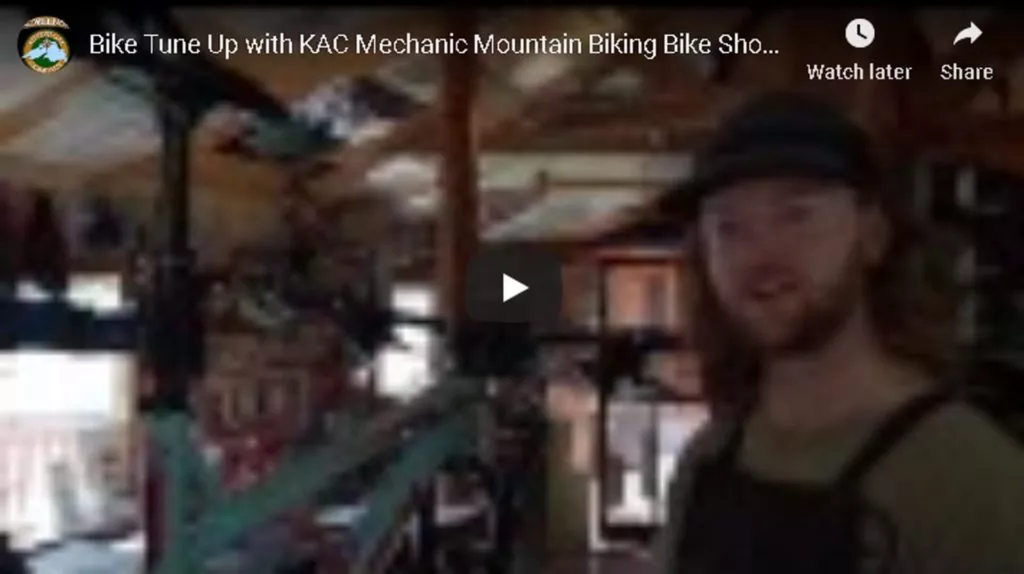 Bike Tune Up with KAC Mechanic Mountain Biking Bike Shop Copper Harbor Keweenaw Michigan