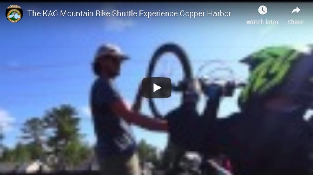 The KAC Mountain Bike Shuttle Experience Copper Harbor